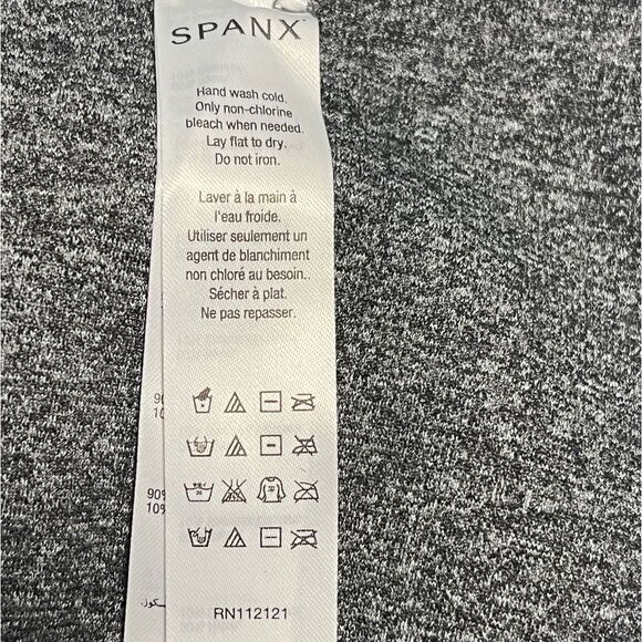 NWOT Spanx High Waist Seamless Gray Leggings Sz XL - Picture 4 of 4